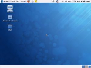 Abbildung 1: Um die Neuerungen im Desktop von Fedora 12 zu entdecken, muss man schon genauer hinsehen – beispielsweise steckt hinter dem gelben Zettel Gnote statt Tomboy.