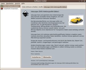 Abbildung 3: Nicht alle Programme bringen eine so umfangreiche Beschreibung mit, die in diesem Fall sogar mit einem kleinen Bildschirmschnappschuss aufwarten kann. Beachten Sie auch die Information am unteren Rand: Dort vermerkt der Ubuntu-Hersteller, wie lange er Updates für das Programm liefert.