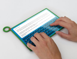 Virtuelle Tastatur des XO-3. Quelle: Fuseproject