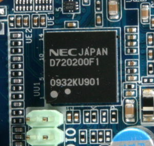 Abbildung 5: Der momentan einzig verfügbare USB-3.0-Chip, NECs µPD720200.