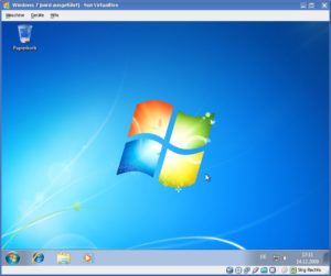 Abbildung 9: Windows 7 läuft in einer virtuellen Maschine unter Linux.