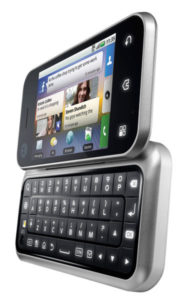 Klappt man das Handy zusammen befindet sich die Tastatur quasi auf dem Rücken.
