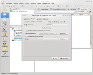 Abbildung 2: Favoriten, Tabbed-Views und umfangreiche Darstellungsoptionen erleichtern die Arbeit mit dem Mailclient von Kontact.