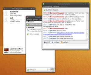Abbildung 3: Dank Avahi tauschen Sie im Nu über SocialVPN Daten und Dateien aus.