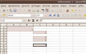 In der Tabellenkalkulation kann der Anwender jetzt auch einzelne Zellen mit Rahmen versehen.