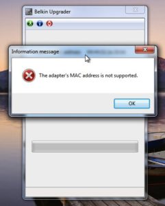Abbildung 11: Der (Um-)Weg zum Firmware-Update führt meist nur über Windows. Im Test wollte das Update nicht gelingen.