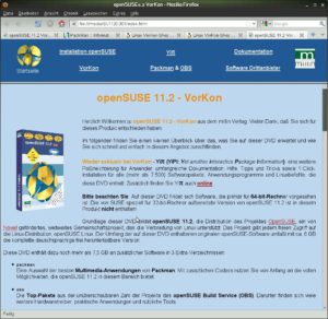 Abbildung 2: Die Inhalte der DVD präsentiert das VorKon-System über eine übersichtliche HTML-Navigation.