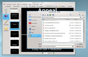 Abbildung 5: Die Desktopsuche lässt sich nicht nur im Dateimanager anstoßen, sondern auch in jeder Anwendung aus dem Dialog     <code srcset=