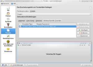 Abbildung 7: Neben der Systemeinstellung beheimatet dieses Fenster auch den KDE-Editor Kate.