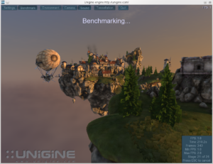 Der 3D-Benchmark führt durch eine wunderbare virtuelle Welt.
