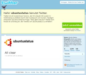 Ubuntu informiert jetzt per Twitter über potenziell fehlerbehaftete Updates.