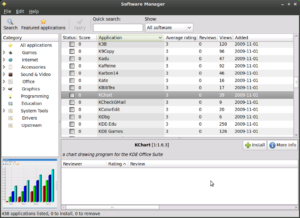 Überarbeiteter Software-Manager.
