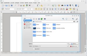 Abbildung 1: Bei der KDE-Version von OpenOffice 3.2 stammt der Dateiauswahl-Dialog direkt von KDE.