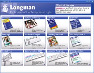 Abbildung 1: Aufgeräumt und übersichtlich: Das Hauptfenster des Longman DCE.