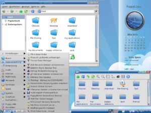 Abbildung 1: Mit Thunar und Rox hat das deutsche Puppy Linux gleich zwei Dateimanager mit an Bord.