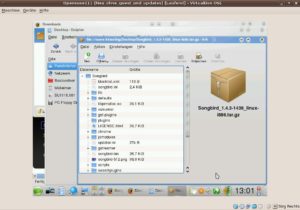 Abbildung 1: Unter OpenSuse 11.1 entpacken Sie das Archiv auf einem etwas anderen Weg mit Hilfe von Ark.