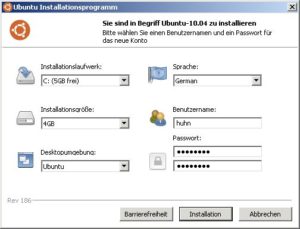 Abbildung 1: Für Windows-Nutzer, die zum ersten Mal Ubuntu-Luft schnuppern möchten, bietet sich Wubi an.