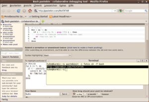 Abbildung 2: Ein Shell-Kommando reicht, und das selbst geschriebene Shell-Skript steht mit Syntax-Highlighting im Web zur Ansicht bereit.