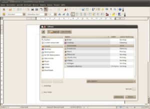 Abbildung 2: Die Gnome-Variante von OpenOffice 3.2 unter Ubuntu 10.04 verwendet den Dateiauswahldialog von Gnome.