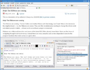 Abbildung 2: Mit dem eingebauten Editor bearbeiten Sie in Scribefire Texte.