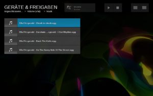 Abbildung 2: Media-Dateien erkennt das Fluendo Media Center automatisch.