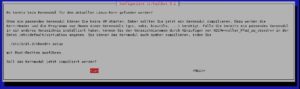 Abbildung 3: Während der Installation von Virtualbox 3.1.4 will Kubuntus Installer ein Kernel-Modul kompilieren.