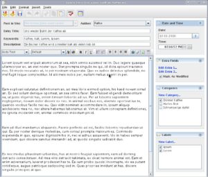 Abbildung 4: Neue Beiträge erstellen Sie in einem WYSIWYG-Editor, wobei Sie bei Bedarf direkt ins HTML eingreifen.