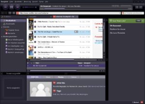 Abbildung 5: Die Last.FM-Integration in Songbird lässt noch Wünsche offen.