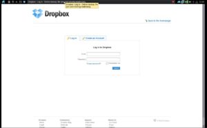 Abbildung 5: Backups laufen nicht direkt über Jolicloud, sondern bedürfen eines externen Anbieters – im Beispiel die Webapp für Dropbox.