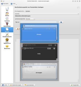 Abbildung 6: Die Aurorae-Fensterdekoration verleiht jedem KDE-Desktop ein individuelles Aussehen.