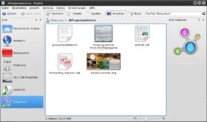 Abbildung 8: Dank einer stark verbesserten Suchfunktion, findet KDE 4.4 auch Dateien mit einem bestimmten Schlagwort oder sucht nach Bewertung.