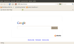 Es bleibt alles beim Alten: Google als Standard-Suchmaschine unter Ubuntu 10.04.