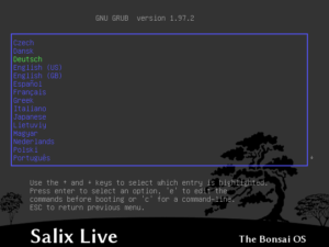 Salix Live unterstützt zahlreiche Sprachen.