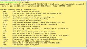 Abbildung 1: Nach der Installation von Git zeigt die Eingabe von <code srcset=