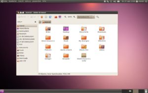 Abbildung 3: Anstelle der Gnome-Shell setzt Ubuntu auf das von Apple eingeführte Global Menü.