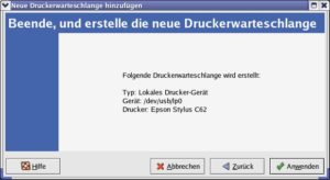 Abbildung 4: Sieht aus wie Gnome, ist aber KDE: KDE-Druckereinrichtung unter alten Red-Hat-Versionen im Bluecurve-Theme.