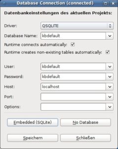 Abbildung 7: MySQL- und SQLite-Datenbanken sind schnell in KBasic eingebunden.