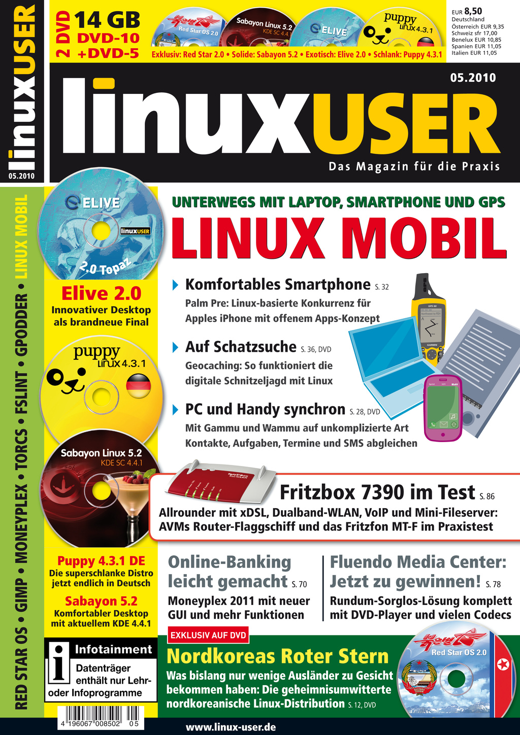Heftcover LinuxUser 05/2010