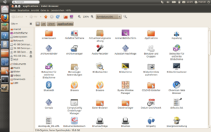 Von Mac OS übernommen: Der Dateimanager als Anwendungsbrowser.