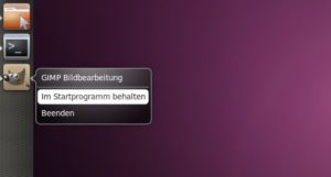 Abbildung 3: Um dem Dock ein Programm hinzuzufügen, müssen Sie es zunächst starten.