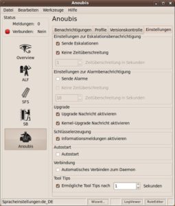 Abbildung 3: In den Einstellungen aktivieren Sie den automatischen Start und die selbständige Verbindungsaufnahme von Xanoubis.