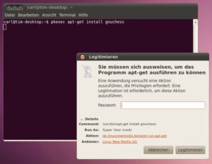 Abbildung 5: Mit entsprechend gesetzten Rechten darf auch ein normaler Benutzer Programme installieren. In diesem Fall muss <code srcset=