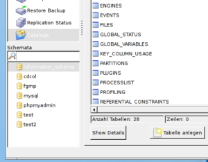 MySQL einrichten Schritt 1