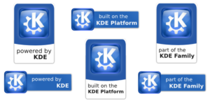 Neue Labels kennzeichnen, dass die Software auch im weiteren Sinne an das KDE-Projekt andockt.