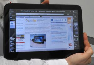 Der Browser des WeTab setzt auf Webkit als HTML-Engine.