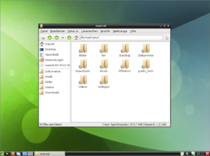 Arbeitet nicht nur unheimlich schnell sondern sieht auch toll aus: OpenSuse 11.3 mit LXDE als Desktop.