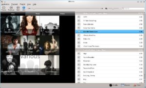 Abbildung 1: In der Grundeinstellung zeigt Minitunes sämtliche Interpreten an.