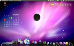 Abbildung 1: Sieht fast wie Mac OS X aus, ist aber Ubuntu 10.04: Hinter dem iTunes-Logo versteckt sich ein Link auf Banshee.