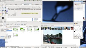 Abbildung 1: Mein Gnome-Desktop mit Funtoo als Basis.