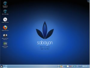 Abbildung 2: Die Live-CD in der KDE-4-Version.